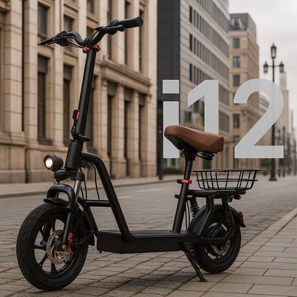 iTroot i12 Trotinette Électrique avec panier et siège 25km/h