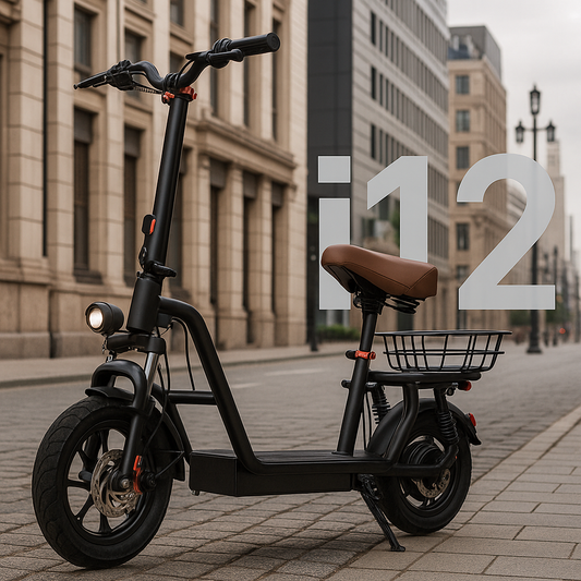 iTroot i12 Trotinette Électrique avec panier et siège 25km/h