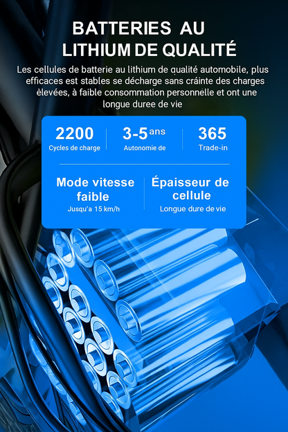 iTroot L10 Pro – Trottinette électrique tout-terrain avec siège confort, 30 km d’autonomie, 45km/h