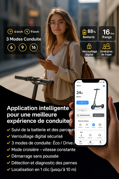 iTroot LP60 Trotinette Électrique connectée 30km/h