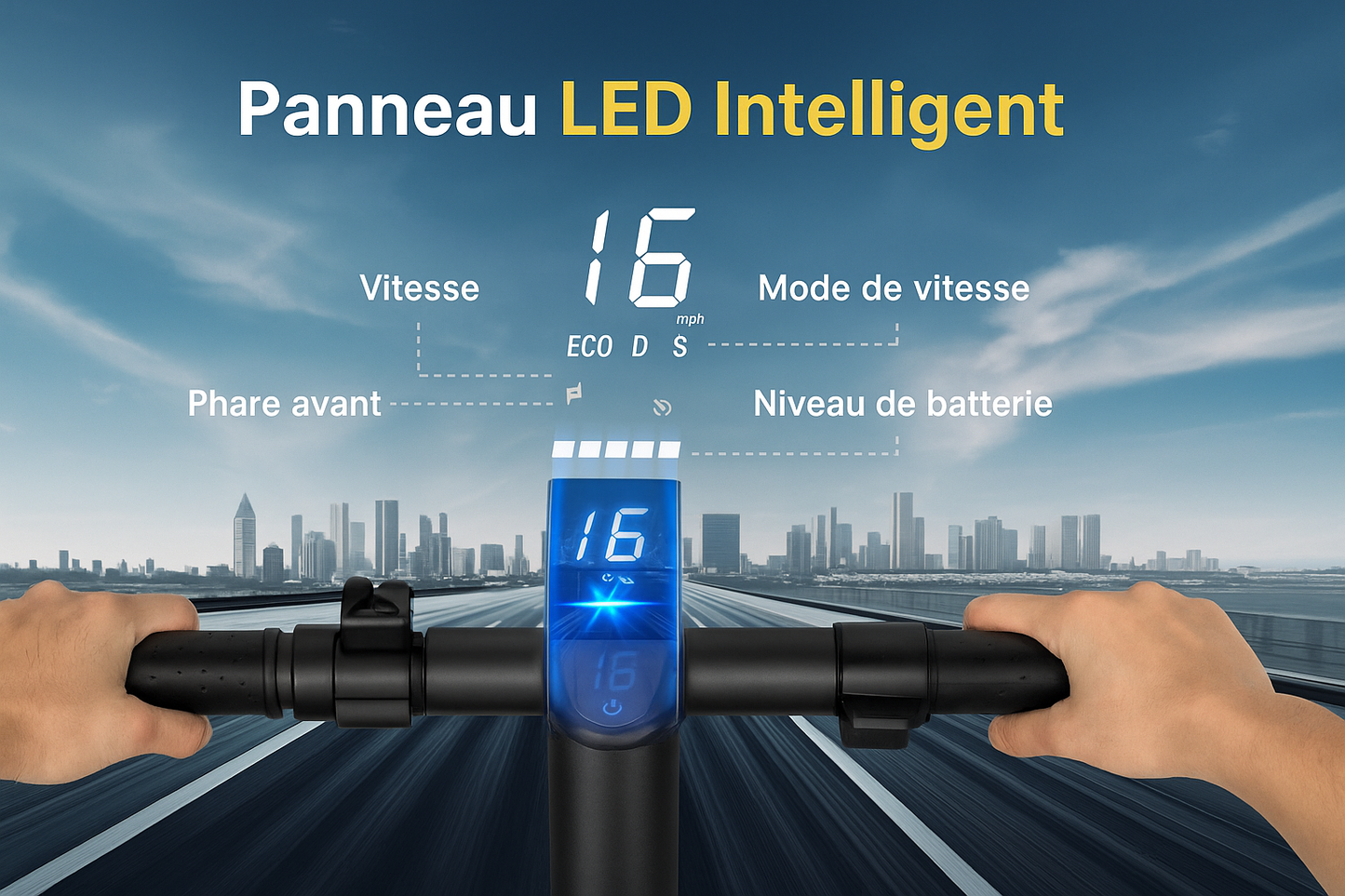 iTroot LP60 Trotinette Électrique connectée 30km/h