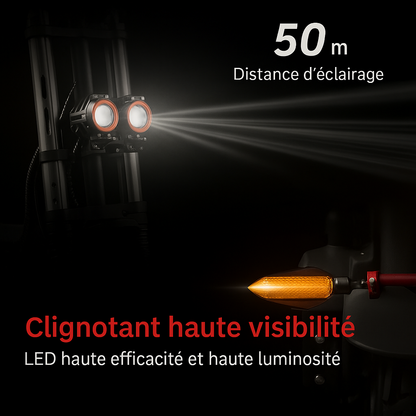 iTroot Xtreme S3 – Trottinette électrique tout-terrain 6000W, 120 km d’autonomie, 85km/h scelle démontable (accessoires offerts)