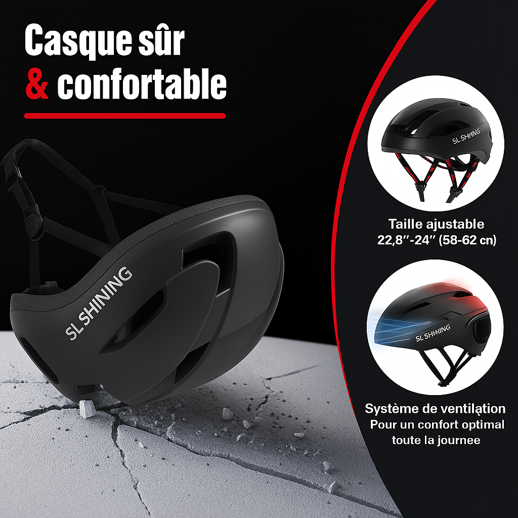 Casque Pro connecté avec affichage écran LED (5 coloris disponibles)