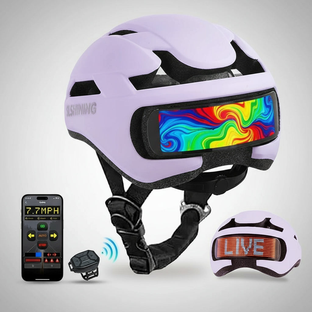 Casque Pro connecté avec affichage écran LED (5 coloris disponibles)