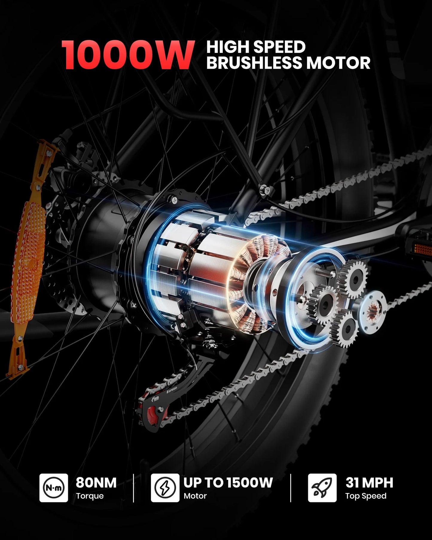 Vélo électrique Fatboy EB26 jusqu'à 50km/h d'assistance électrique et 60km d'autonomie