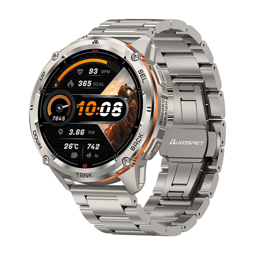Montre TANK T3 Ultra 2 connectée GPS militaire, ultra-résistante et autonomie 50 jours