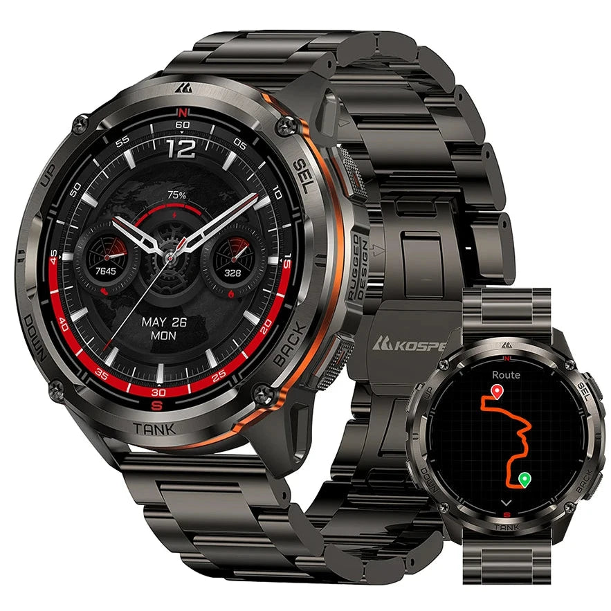 Montre TANK T3 Ultra 2 connectée GPS militaire, ultra-résistante et autonomie 50 jours